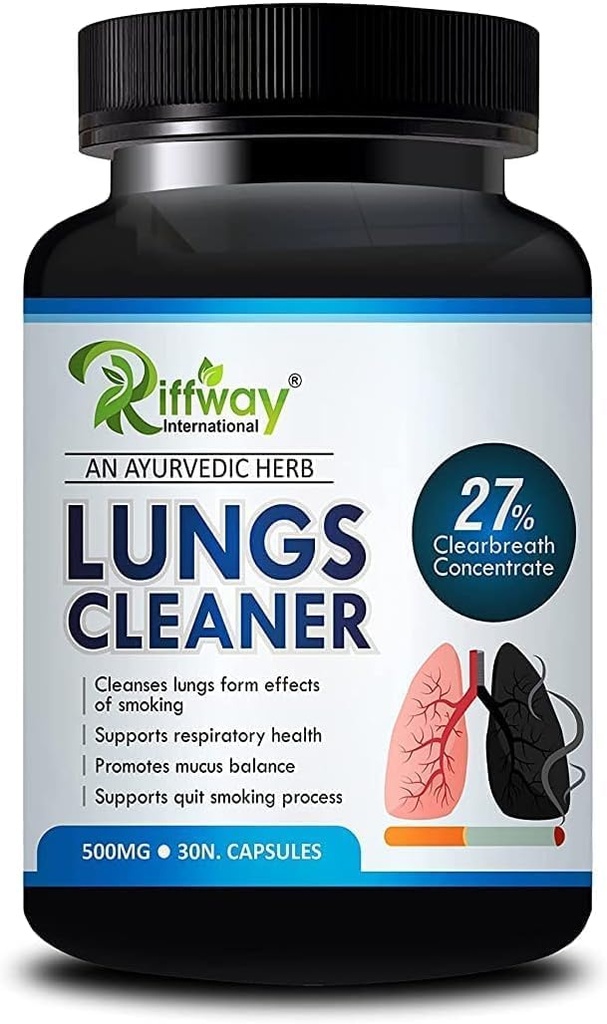 Lungs クリーナー Ayurvedic カプセルはスモーク、クレンジング、Lungs、30 カプセルのデトックス