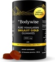 体力的に純粋なヒマラヤシラジット グミイズ ゴールド I ラボテスト 追加された砂糖 I ashwagandha、Gokshura|フルヴィク酸&85 + 男性のためのミネラルをトレース, 女性 I 非 GMO I 100% ナチュラル&オーガニック I 60 グミ