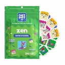 NATPAT Zen Patch Mood Calming Stickers for Kids and 大人 - 化学薬品と薬物無料、リラックス、カルムと感情の規制のための気分のサポート - BuzzPatchナチュラルパッチ(24パック)