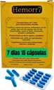 Hemorr7:7Days 15カプセルの草の痔のデトックスの方式、Fórmulaの草のパラのdesintoxicarのラスの痔のDuante 7のdías