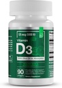 エッセンシャル要素D3ビタミン5000 IU Softgels、骨、筋肉、免疫サポートのためのオリーブオイル