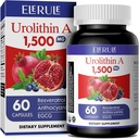 Urolithin A Supplement 1000 mg Plus Trans-Resveratrol, Anthocyanins, Green Tea,Promoting Healthy Aging,Supports Cellular and Energy for Men & Women, 60 Capsules-61