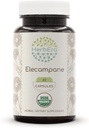 HerbEra Elecampane 60 USDA 有機カプセル, 500 mg, Elecampane で作られた (Inula Helenium) 乾燥ルート (60 カプセル)