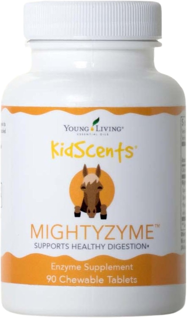 ヤングリビング KidScents MightyZyme Chewable錠 - 90カラット - 子供の消化酵素サプリメント - 子供のための自然な消化サポート - キッズフレンドリー製品