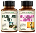 人+女性2びんの束のためのMultivitaminのMultimineralの補足。 健康な免疫反応、強い接合箇所および骨、目の健康、消化器系サポート、酸化防止の特性
