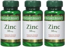 Nature's Bounty亜鉛50mgカプレット100 ea(3)のパック