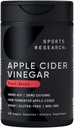 Sports Research Apple Cider Vinegar with Cayenne Pepper | Made from Organic Fermented Apple Cider - Non-GMO Project Verified & Vegan Certified (120 Veggie Capsules)
