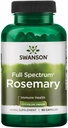 Swanson Full Spectrum Rosemary - Herbal Supplement Promoting Immune Health Support - Natural Formula to Help Defend The Body & Support Overall Wellness - (90 Capsules, 400mg Each)