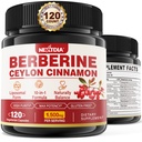 Berberineの補足のCeylonのシナモンのビターメロン、Liposomal Berberine HCLの複雑な補足、免疫及び消化管サポート-非GMOの有機性、ビーガンのBerberineのカプセル120Cts