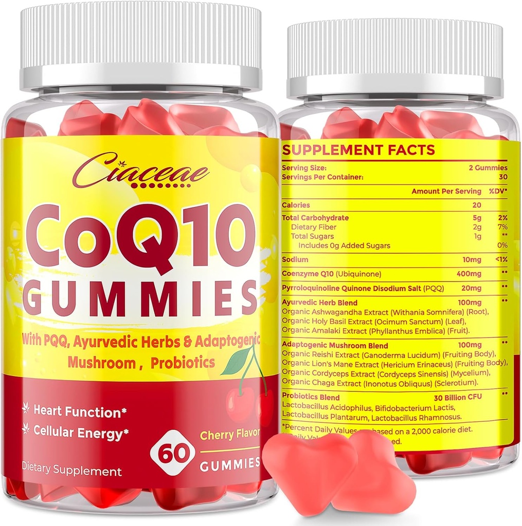 5 に 1 CoQ10 400 mg & PQQQ 20 mg グミ
