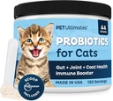 ペット究極の猫のためのプロバイオティクス - 糖尿病、嘔吐、消化管サポート&猫抗生物質回復 - 猫の健康用品(44 gr)