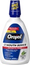 Orajel Antiseptic Mouth Sore Rinse, 16 Fluid Oz