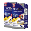 LABO栄養FloraGG、Lactobacillus Rhamnosus GG 25 Billion CFU活動的なプロバイオティクス及びSunfiberのプレバイオティクス繊維の補足、サポート健康な腸、免疫の健康の遅れた解放及びグルテンフリー60sx2