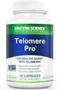 Enzyme Science Telomere Pro | 細胞の健康、エネルギー生産、健康な老化を支えて下さい | ビタミンD3、RhodiolaおよびAstragalusと公式 | 自然なテロマーゼの補足、30のサービング
