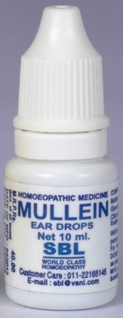 Omron Mulleinの耳は耳の感染症の耳痛を落とします