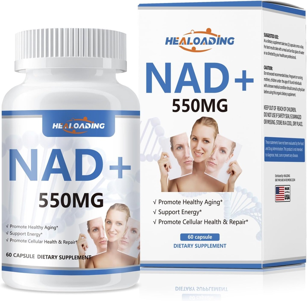 女性のためのNADの補足の脂肪質: NAD+ Resveratrol 550MGサポートセルラー修理サポートエネルギーおよび健康な老化の補足
