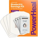 PowerHeal の傷の心配及び速い Healing のための生物電気包帯のキット– 3-Layers w/Bioelectric のパッド、付着力 + 傷の Hydrogel - 切口、研摩剤、まめ、焼跡– 4 パック、4" x 4"