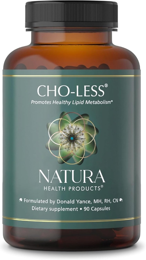 Natura Health Products Cho-Less サプリメント - ヘルシーな脂質代謝と心血管の健康を促進します - ナイアシン、レッドイーストライス、アーティチョークエキス、ベータシトステロール(90カプセル)を特徴とする