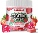 クレアチン Monohydrateの咀嚼は人及び女性のための複雑な6400mg -高度の方式W/L-タウリン+ビタミンB12の砂糖の自由なChewable補足、60のいちごのSoftchews
