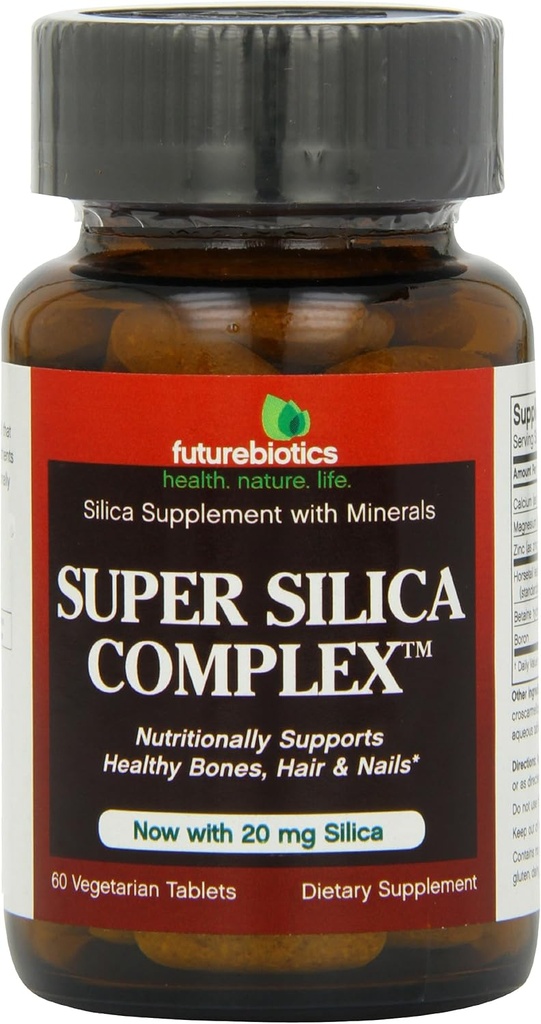 Futurebiotics スーパーシリカコンプレックス、ベジタブル、60カウント(パッケージ2)
