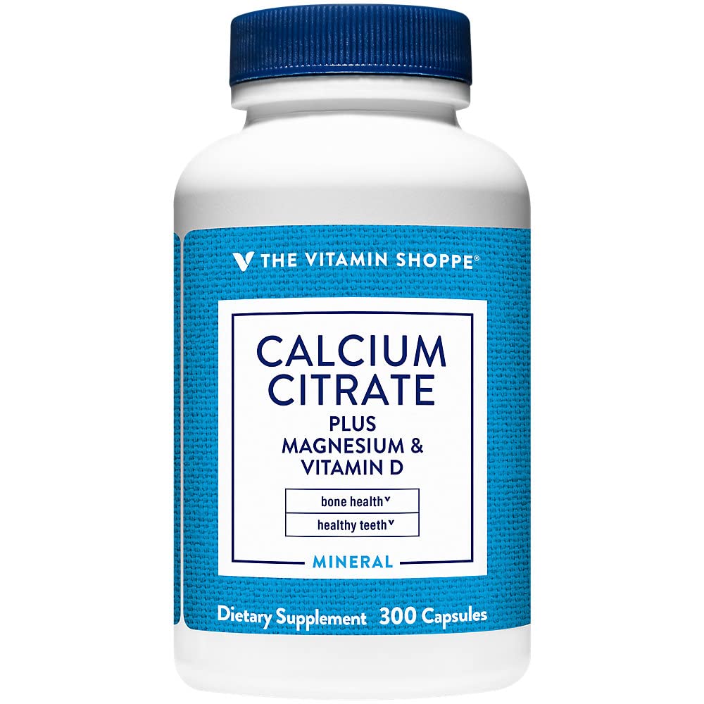 ビタミンのShoppeのカルシウムCitrate+Magnesium&Vitamin Dの複数のミネラル骨の健康の補足、ビタミンDの援助の吸収、カルシウム999mgのマグネシウム567mgのビタミンD 1日の線量(300のカプセル)ごとの612IU