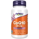 NOWの食糧補足、CoQ10 30のmgの薬剤の等級、発酵、120のベジのカプセルによって作り出される全トランス形態