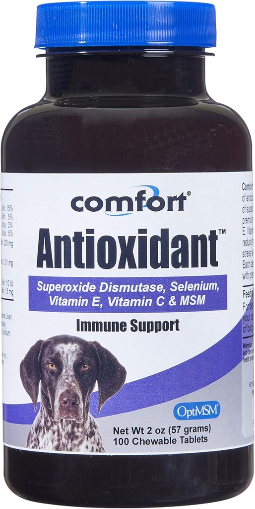 犬、100カウント、免疫サポートおよび助けのためのKalaの健康の快適で酸化防止の補足は皮のアレルギーを減らします、下記のものを含んでいます:MSM、過酸化物Dismutase、SeleniumおよびビタミンC及びE、米国でなされる