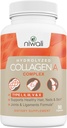 Multi Collagen Complex Supplement for Women & Men | Hydrolyzed Collagen Pills - Types I, II, III, V & X| for Healthy Hair, Nails, Skin, Bone & Joints | 90 Capsules