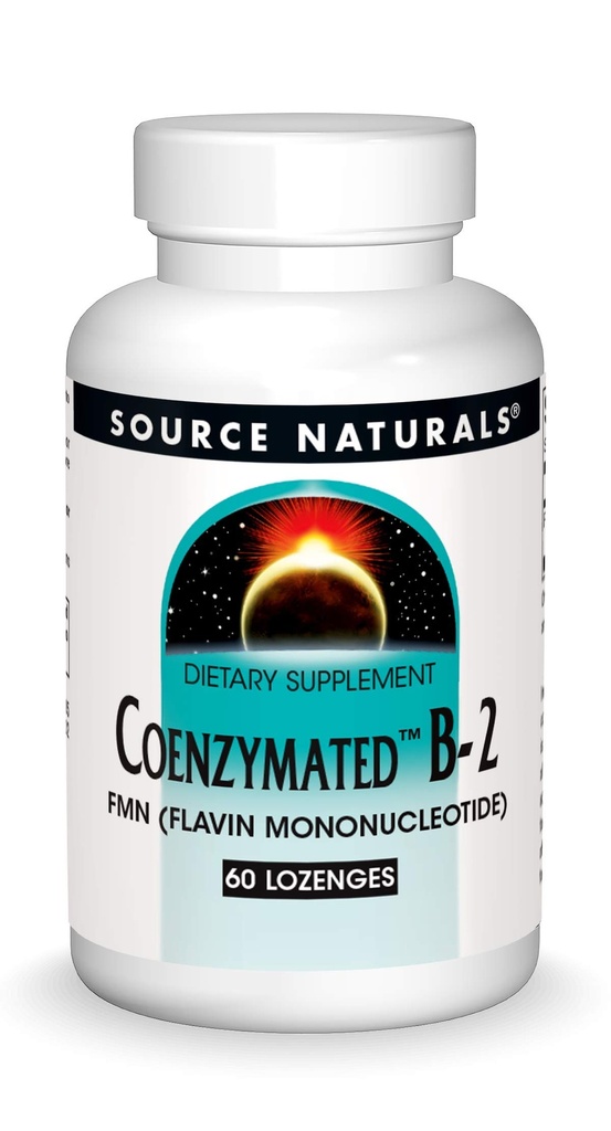 源の自然なCoenzymated B-2 Lozenges 25mg、60の計算