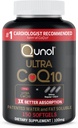 Qunol Ultra CoQ10 100mg Softgels - 3Xより良い吸収酵素Q10サプリメント - 血管および心臓の健康とエネルギー生産のための抗酸化サプリメント - 5ヶ月の供給 - 150カウント