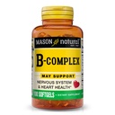 MASON NATURALビタミンB、コンプレックス、300、日の供給、通常のNerveサポートとエネルギー代謝、100 Softgels(パッケージ3)