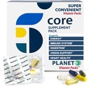 男性と女性のための毎日のビタミンパック - エルダーベリー、ビタミンC、亜鉛&D3と免疫サポート - 心の健康、プロバイオティクス、メチルB12、ビオチン、ルテイン&ゼアキサンチンのためのオメガ3とマルチビタミン - 惑星3
