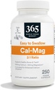365 by 全食品市場, カルマグ 2:1 比率, 簡単に飲みやすいビーガンカプセル, 250 カウント