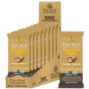 EatToHeal ピーナッツバター リアル フード バー - オーガニック ヴィーガン ヘルシー ハイプロテイン バー - 低砂糖 代替品, GMO なし, 決して焼く, 植物ベース, グルテンフリー - 楽しむために作られて, シェルフに刺されない