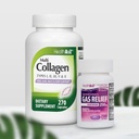 HealthA2Z® スーパーセービングバンドルディール - ガスリリーフシメチコン250mg (200 Softgels) & マルチコラーゲンピル, 1735 mg (270 コラーゲンカプセル)