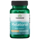 スワンソンメラトニン - ハーブサプリメント - 睡眠とリラックス - (120カプセル、各3mg)