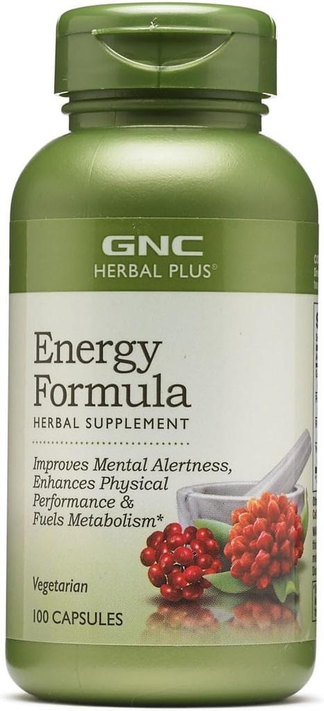 GNC の草のプラス エネルギー方式 (100 カプセル)