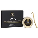 FOUZEEの純粋なヒマラヤ山脈のシラジット- 77% +フルヴィク酸の実質の堅い一貫性、フルヴィク酸の自然な源、85の跡の鉱物上の、含んでいますステンレス鋼スプーン(50グラム)を