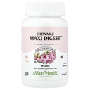 Maxi Health Chewable Digest - 自然消化酵素とBromelainとCalcium - クイックアクティビティ - 90 Chewables - Kosher - 男性と女性のための健康的な消化と共同快適さをサポート