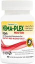 NaturesPlus Hema-Plex アイロン - 60 スローリリースミニタブ - 85 mg ケレート鉄 - 総血の健康 - ビタミン C と Bioflavonoids - ビーガン, グルテンフリー - 30 サービング