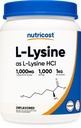 Nutricost L-Lysineパウダー1KG(2.2lbs) - 純粋なL-Lysine、非GMO、グルテンフリー
