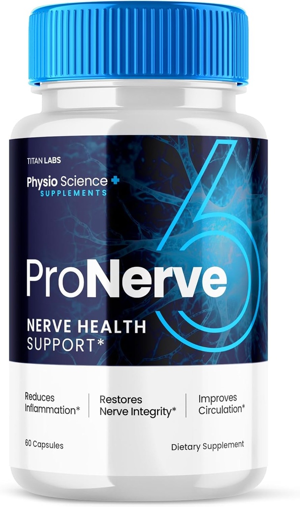 プロNerve 6カプセルの高度のNerveの健康サポート、プロNerve 6の食事療法の補足のカプセルProNerveの人の女性の最適健康サポート(60のカプセル)のための高度の方式のNerveサポート補足
