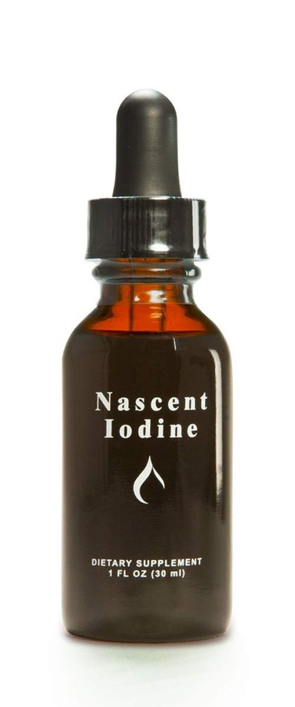 Enviromedica Nascent Iodine Liquid Tinctureは、Thyroidのサポートと解毒のためにドロップします(1オンス)