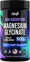 マグネシウムのGlycinate 500MG -睡眠のためのマグネシウム - 高吸収性のChelatedのMagの補足-Glicinato De Magnesio 400mg + 100mg -女性のためのMagのGlycinate、子供のための200のビーガンカプセル