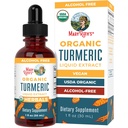 MaryRuth Organic オーガニック ターメリック液エキス | 砂糖フリー | USDA オーガニック | オーガニック ターメリックサプリメント | ノンGMO | グルテンフリー | ヴィーガン | アルコールフリー素材 | 1 Fl Oz