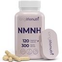 LongLifeNutri NMNH 300mg(Dihydronicotinamide Mononucleotide) - 120ビーガンカプセル、2ヶ月の供給、NMNの代替、エネルギー&長寿のためのNADサプリメント、ラボテスト、米国製