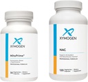 XYMOGEN MitoPrime(30カプセル)+ NAC(120カプセル) 2-製品バンドル - L Ergothioneine Antioxidant 600mg N-Acetyl-Cysteine NACサプリメント