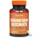 マグネシウムのGlycinate -圧力救助、睡眠、中心および骨の健康、Nerveサポートのためのサービングごとの高い吸収のマグネシウムの補足500mg -非GMOのグルテンフリー、Stomachの無鉛、240のカプセル