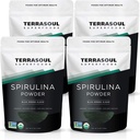 Terrasoulスーパーフードスピルリナパウダー(有機)、24オンス