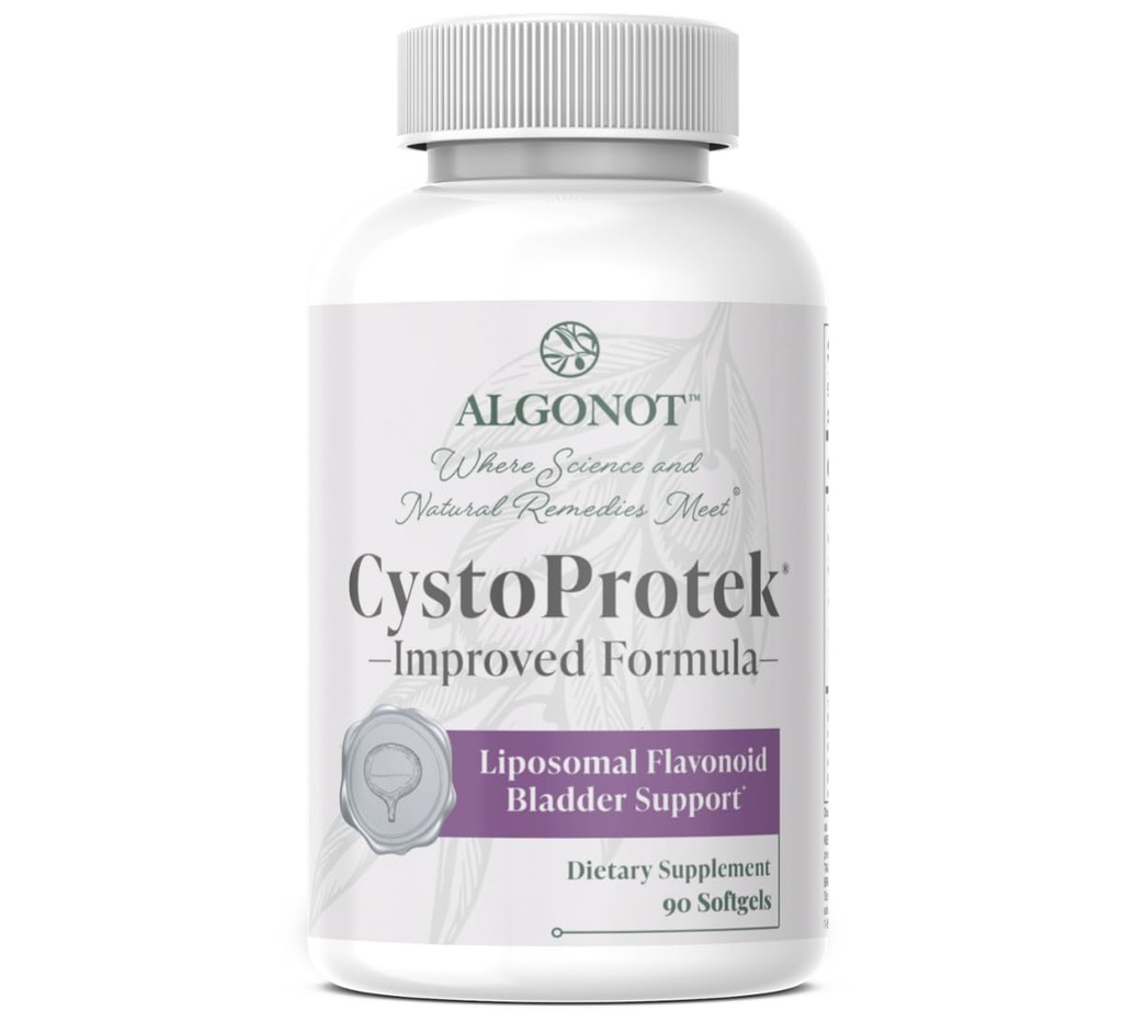 CystoProtek 1パック - 特許取得済みの式は、ヒアルロン酸、コンドロイチン、自然フラボノイドの排他的な組み合わせを使用して膀胱の健康を促進します